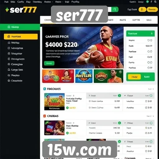 Interface do usuário do site ser777 é intuitiva